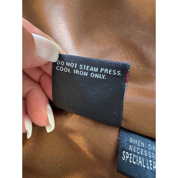 Wilsons Leather Womens 3 X Caramel Brown Coat THINSULATE Removable Lining WARM - Picture 8 of 14